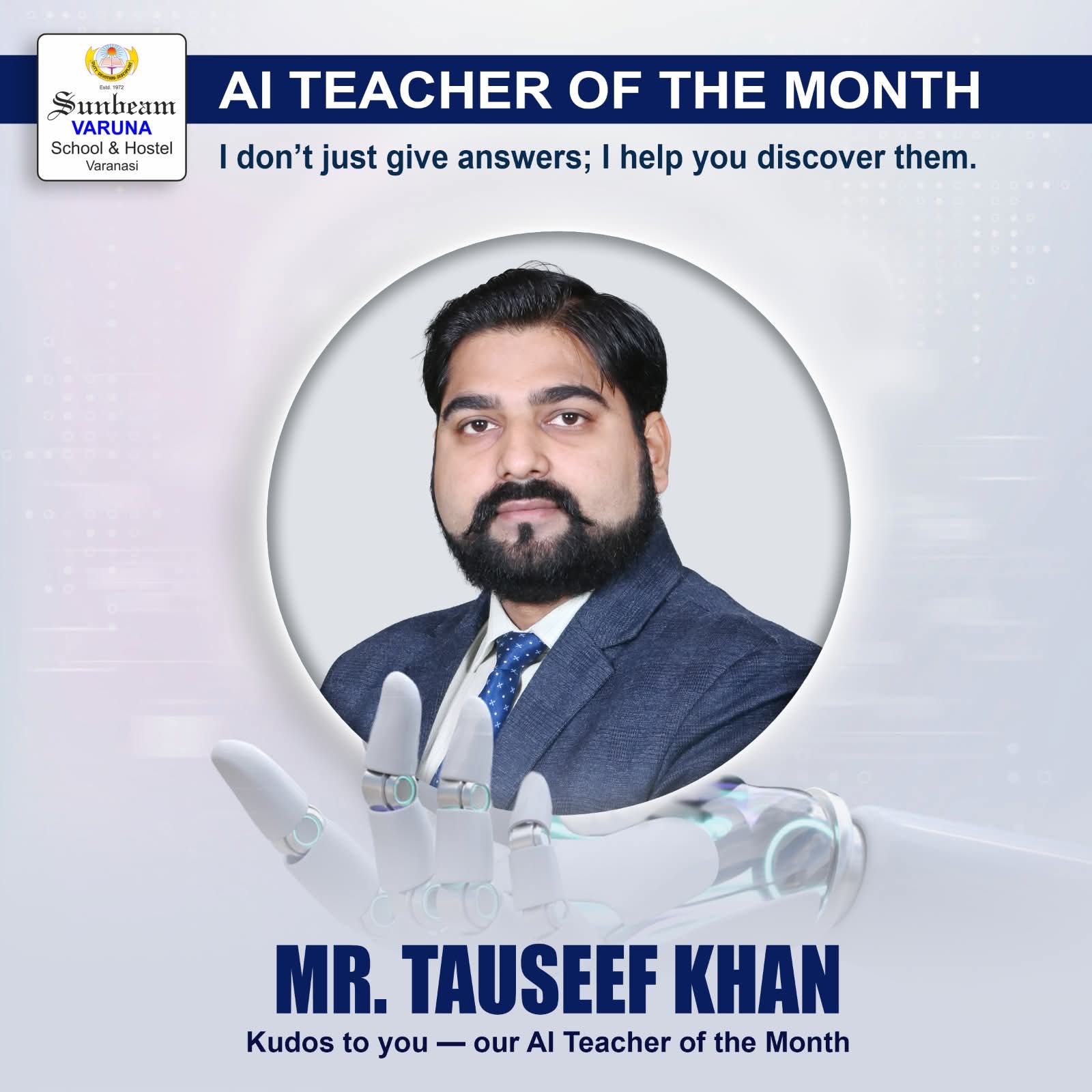 AI Teacher of the Month Certificate